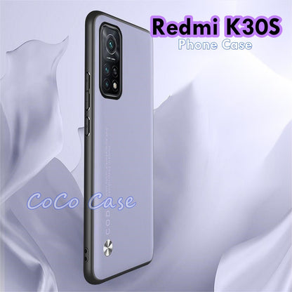 For Redmi K30S Cover Silicone Professional Full Case Classic Simple Solid Color Phone Case Cover sweatproof