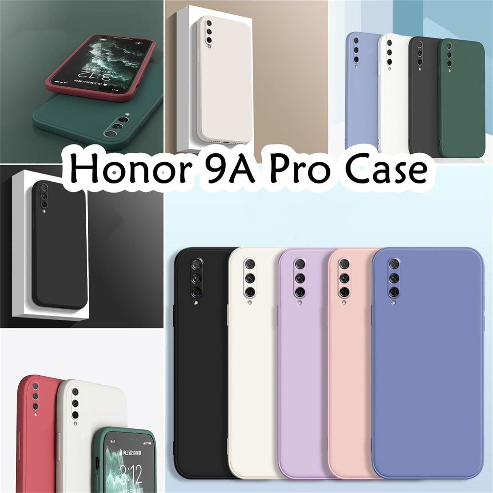 For Honor 9X Pro Cover Drop and wear resistant Silicone Full Case Classic Simple Solid Color Phone Case Cover