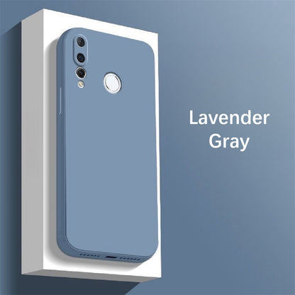 For Huawei Nova 4E Cover Drop and wear resistant Silicone Full Case Classic Simple Solid Color Phone Case Cover