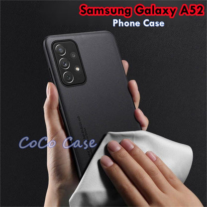 For Samsung Galaxy A52 Cover Silicone Professional Full Case Classic Simple Solid Color Phone Case Cover sweatproof