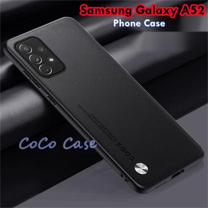 For Samsung Galaxy A52 Cover Silicone Professional Full Case Classic Simple Solid Color Phone Case Cover sweatproof
