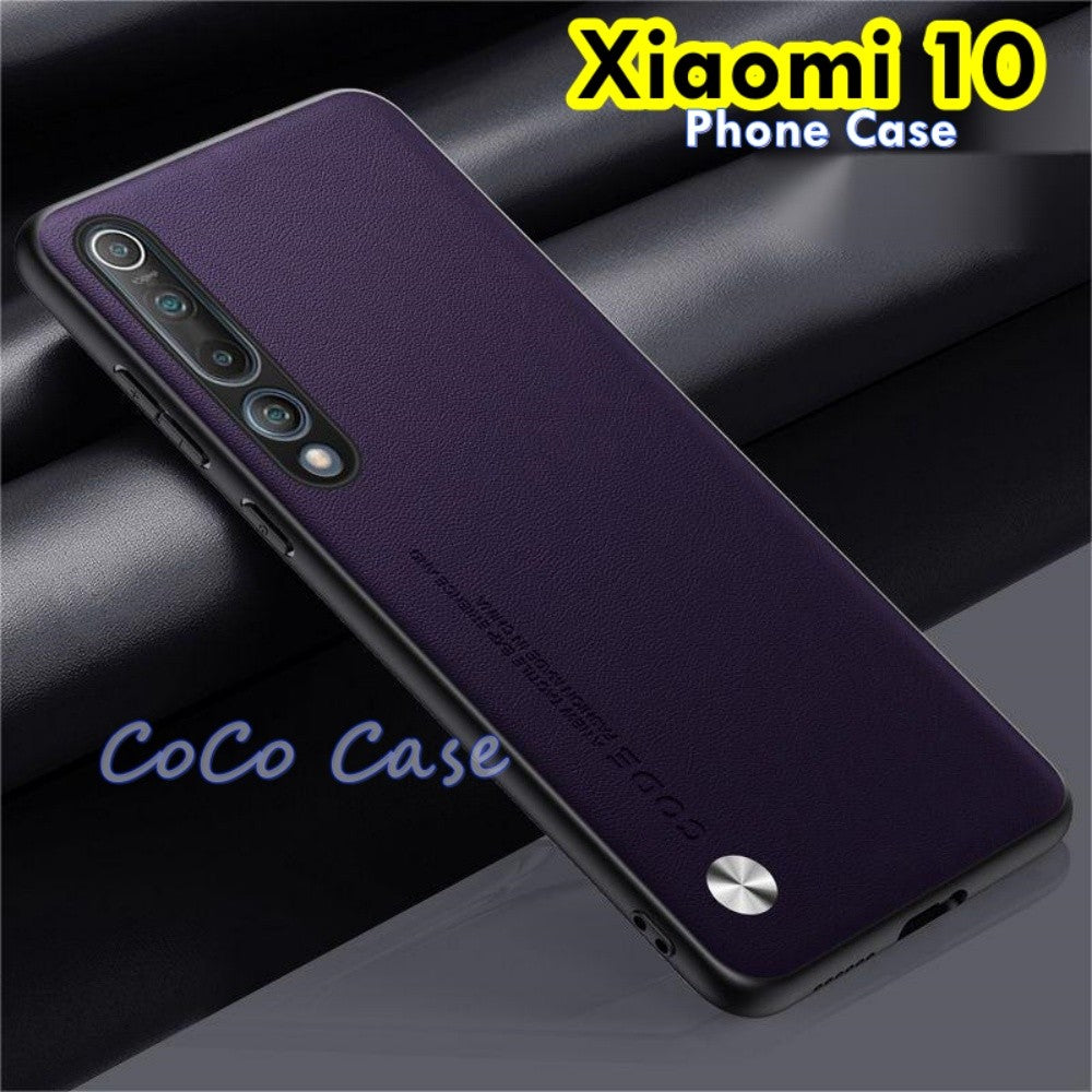 For Xiaomi 10 Cover Silicone Professional Full Case Classic Simple Solid Color Phone Case Cover sweatproof