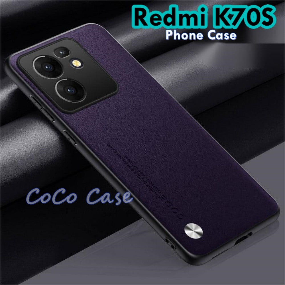 For Redmi K70S Cover Silicone Professional Full Case Classic Simple Solid Color Phone Case Cover sweatproof