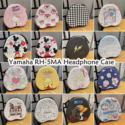 For Yamaha RH-5MA Headphone Case Cartoon Creative Patterns Headset Earpads Storage Bag Casing Box