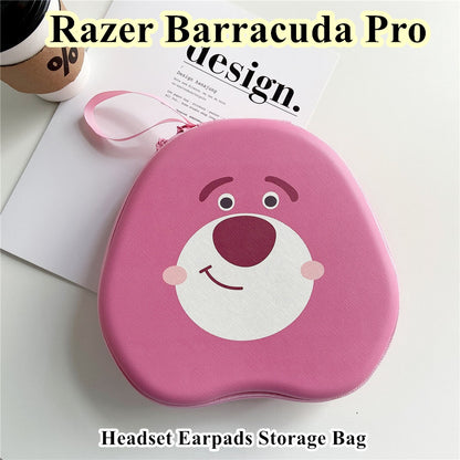 For Razer Barracuda Pro Headphone Case Cartoon Creative Patterns Headset Earpads Storage Bag Casing Box