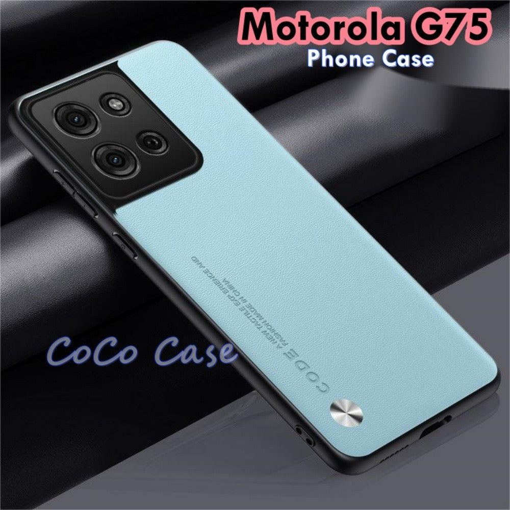 For Motorola G75 Cover Silicone Professional Full Case Classic Simple Solid Color Phone Case Cover sweatproof