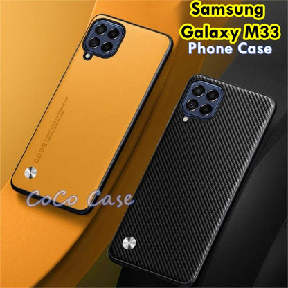 For Samsung Galaxy M33 Cover Silicone Professional Full Case Classic Simple Solid Color Phone Case Cover sweatproof