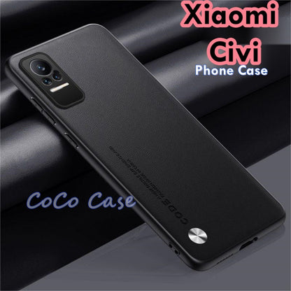 For Xiaomi Civi Cover Silicone Professional Full Case Classic Simple Solid Color Phone Case Cover sweatproof
