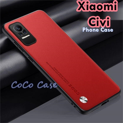For Xiaomi Civi Cover Silicone Professional Full Case Classic Simple Solid Color Phone Case Cover sweatproof