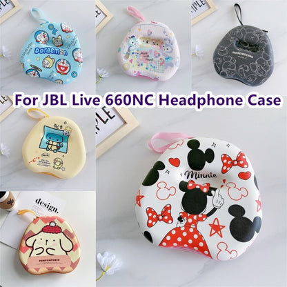 For JBL LIVE 660NC Headphone Case Cartoon Creative Patterns Headset Earpads Storage Bag Casing Box