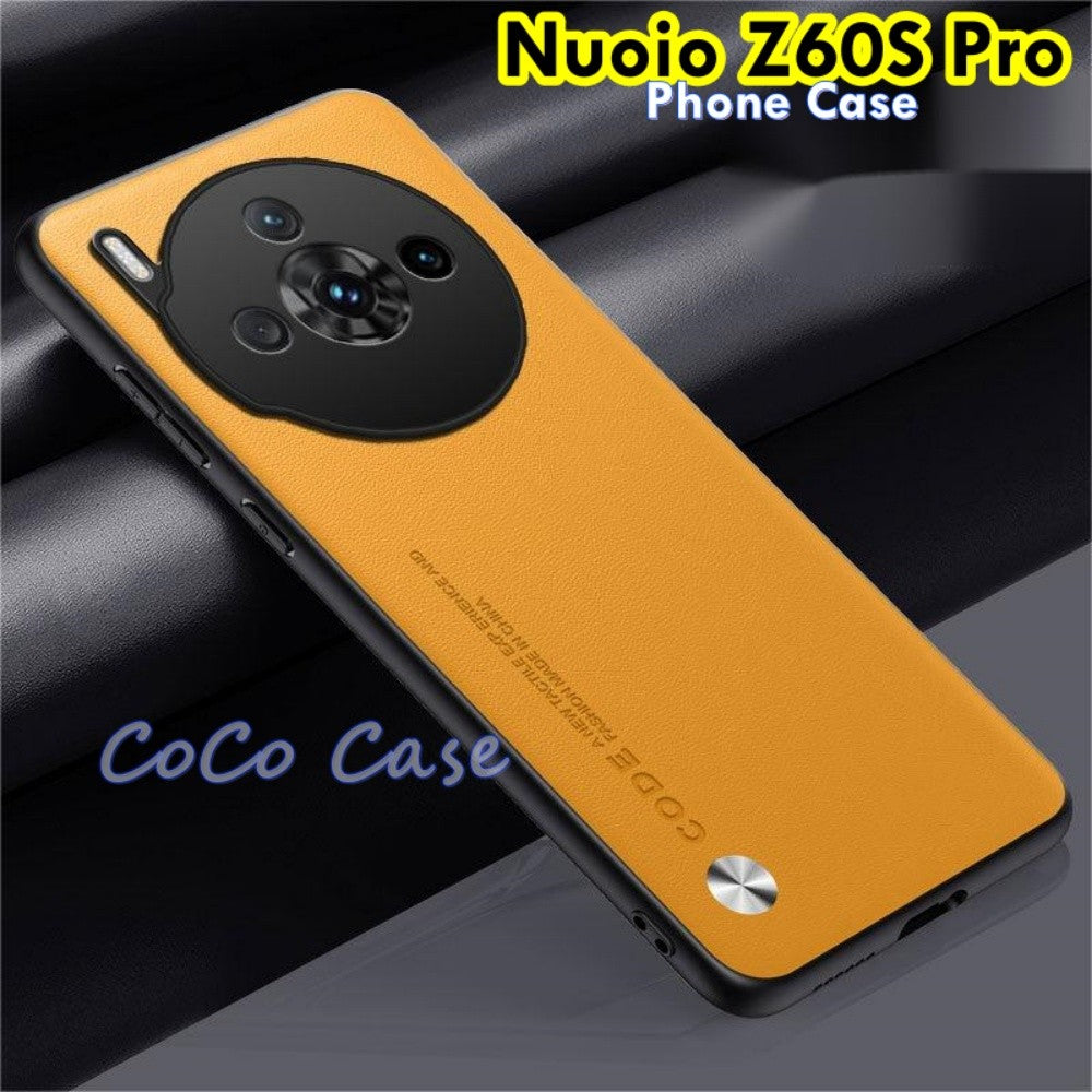 For Nuoio Z60S Pro Cover Silicone Professional Full Case Classic Simple Solid Color Phone Case Cover sweatproof