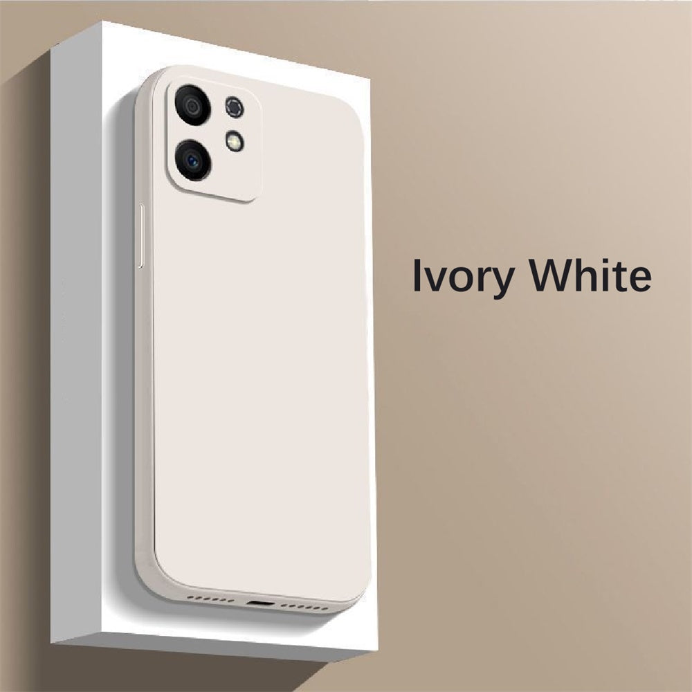 For Honor Play 6T Pro Cover Drop and wear resistant Silicone Full Case Classic Simple Solid Color Phone Case Cover