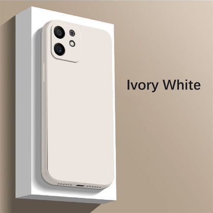 For Honor Play 6T Pro Cover Drop and wear resistant Silicone Full Case Classic Simple Solid Color Phone Case Cover