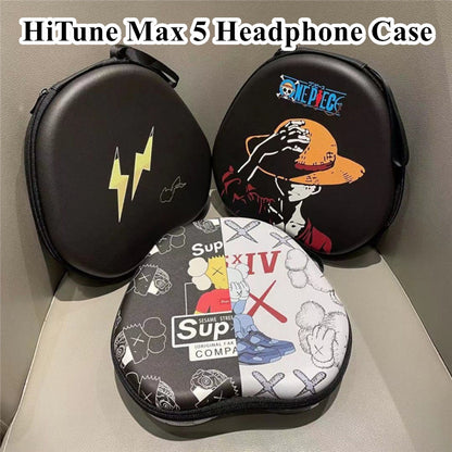 For HiTune Max 5 Headphone Case Cartoon Creative Patterns Headset Earpads Storage Bag Casing Box