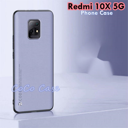 For Redmi 10X 5G Cover Silicone Professional Full Case Classic Simple Solid Color Phone Case Cover sweatproof