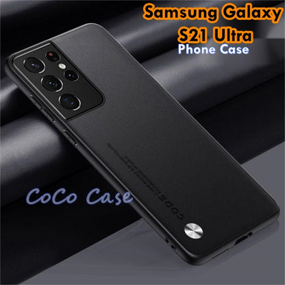 For Samsung Galaxy S21 Ultra Cover Silicone Professional Full Case Classic Simple Solid Color Phone Case Cover sweatproof