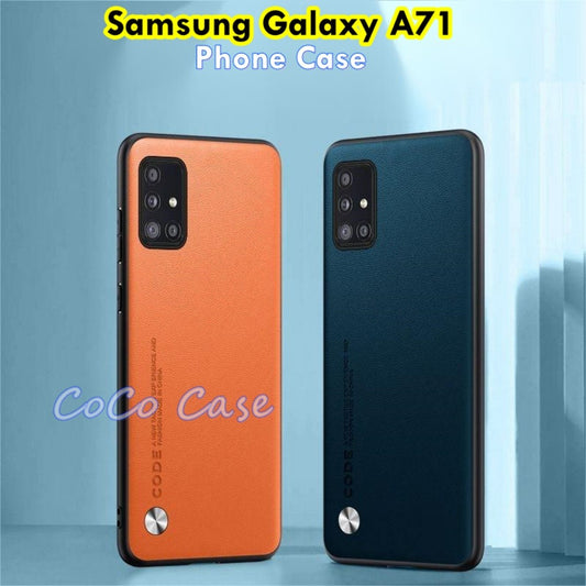 For Samsung Galaxy A71 Cover Silicone Professional Full Case Classic Simple Solid Color Phone Case Cover sweatproof