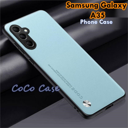 For Samsung Galaxy A35 Cover Silicone Professional Full Case Classic Simple Solid Color Phone Case Cover sweatproof