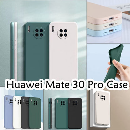 For Huawei Mate 30 Pro Cover Drop and wear resistant Silicone Full Case Classic Simple Solid Color Phone Case Cover