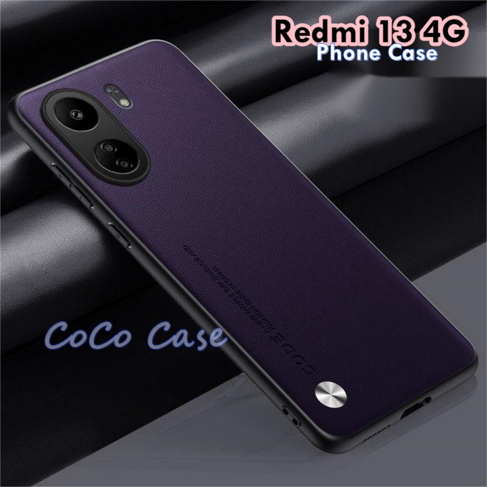 For Redmi 13 4G Cover Silicone Professional Full Case Classic Simple Solid Color Phone Case Cover sweatproof