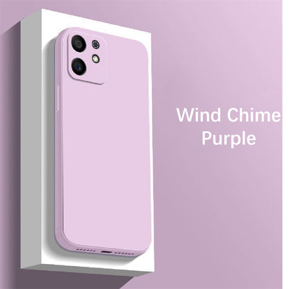 For Honor Play 6T Pro Cover Drop and wear resistant Silicone Full Case Classic Simple Solid Color Phone Case Cover