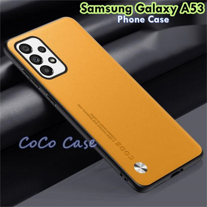 For Samsung Galaxy A53 Cover Silicone Professional Full Case Classic Simple Solid Color Phone Case Cover sweatproof