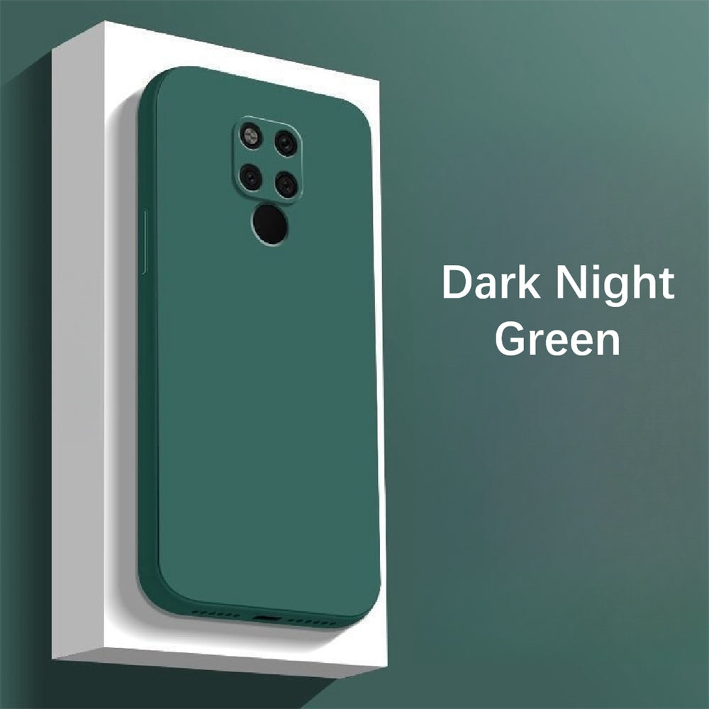 For Huawei Mate 20X Cover Drop and wear resistant Silicone Full Case Classic Simple Solid Color Phone Case Cover