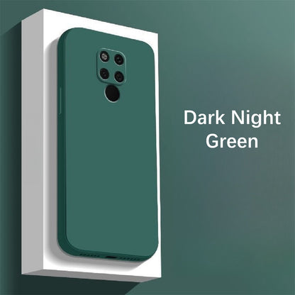For Huawei Mate 20 Cover Drop and wear resistant Silicone Full Case Classic Simple Solid Color Phone Case Cover