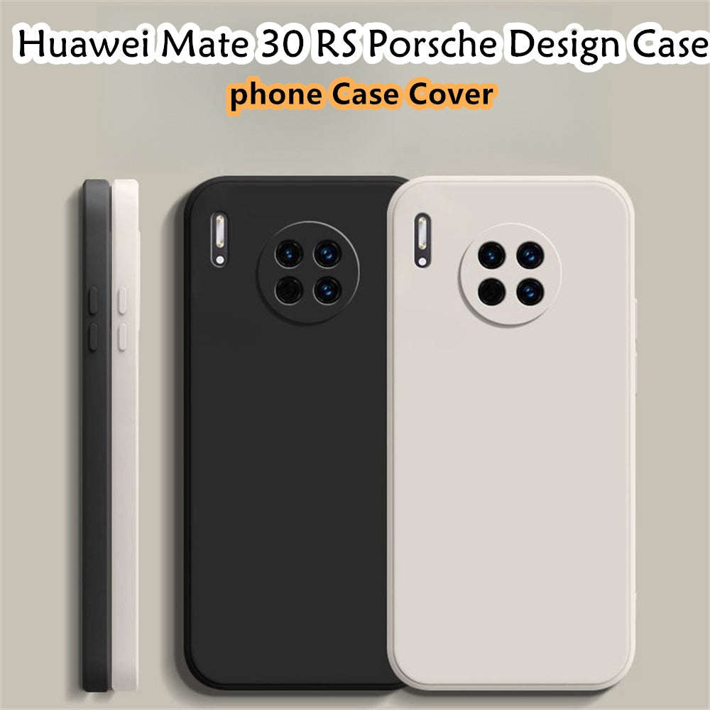 For Huawei Mate 30 RS Cover Drop and wear resistant Silicone Full Case Classic Simple Solid Color Phone Case Cover