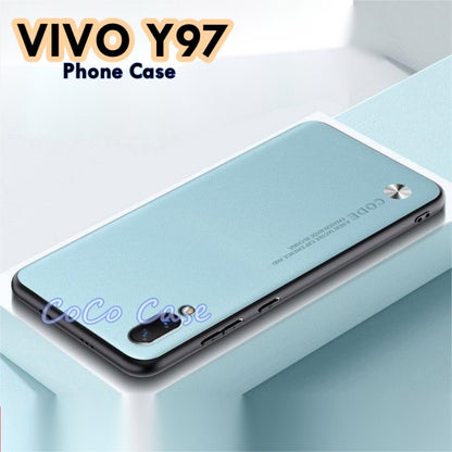For VIVO Y97 Cover Silicone Professional Full Case Classic Simple Solid Color Phone Case Cover sweatproof