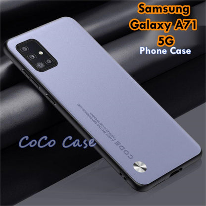 For Samsung Galaxy A71 5G Cover Silicone Professional Full Case Classic Simple Solid Color Phone Case Cover sweatproof