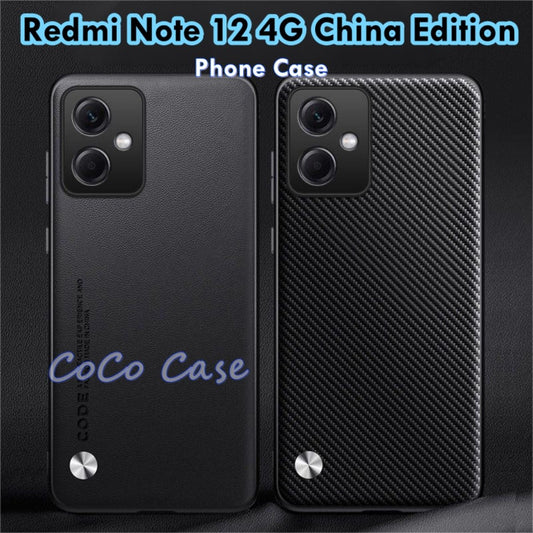 For Redmi Note 12 4G China Edition Cover Silicone Professional Full Case Classic Simple Solid Color Phone Case Cover sweatproof