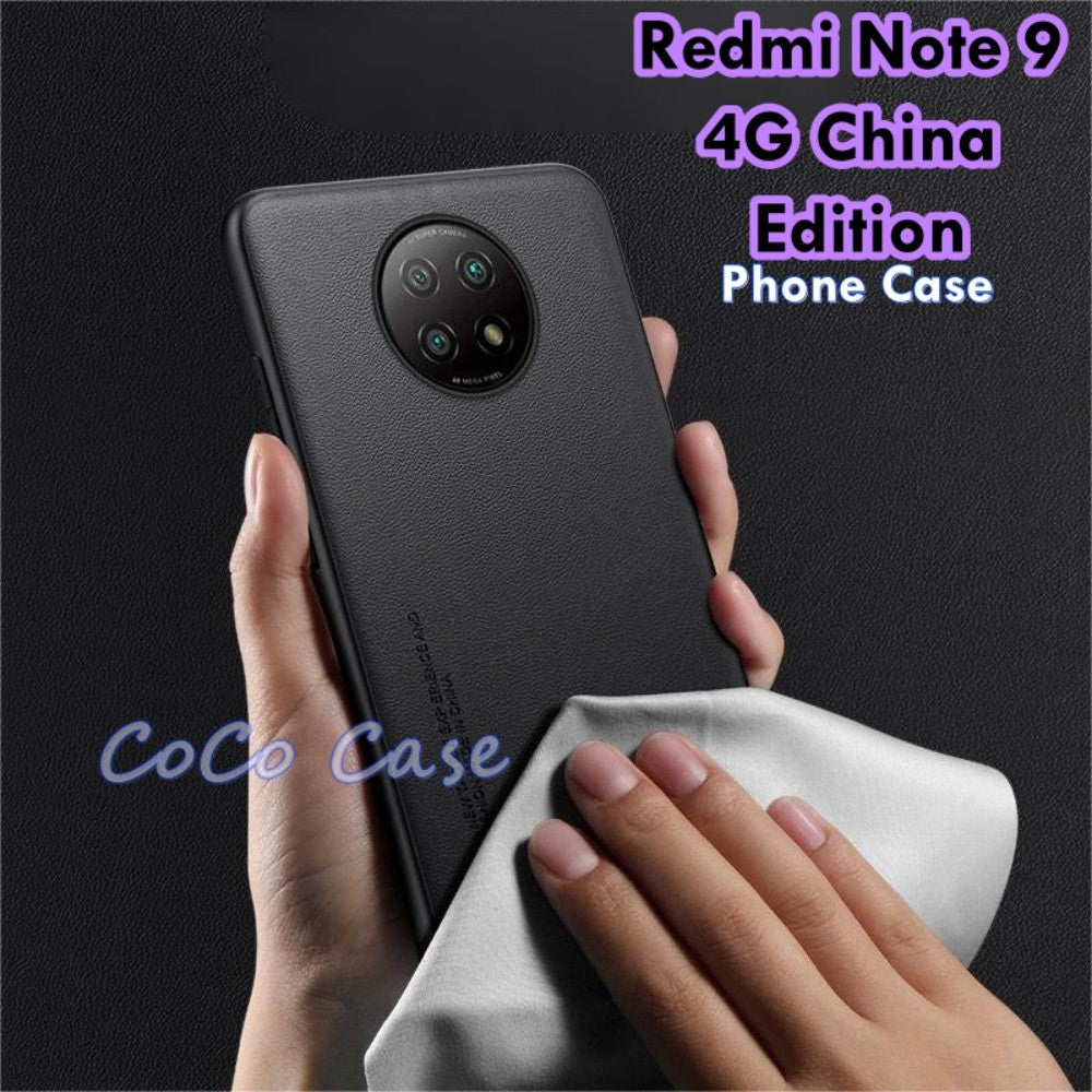 For Redmi Note 9 4G China Edition Cover Silicone Professional Full Case Classic Simple Solid Color Phone Case Cover sweatproof