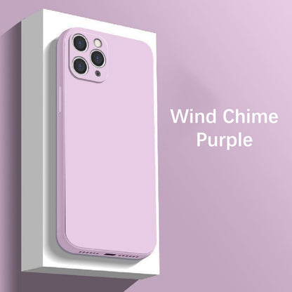 For IPhone 14 Pro Max Cover Drop and wear resistant Silicone Full Case Classic Simple Solid Color Phone Case Cover