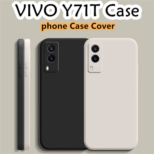 For VIVO Y71T Cover Drop and wear resistant Silicone Full Case Classic Simple Solid Color Phone Case Cover