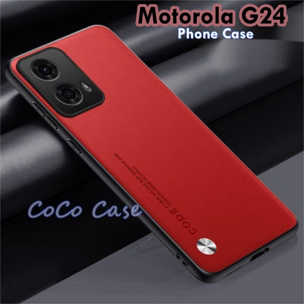 For Motorola G24 Cover Silicone Professional Full Case Classic Simple Solid Color Phone Case Cover sweatproof