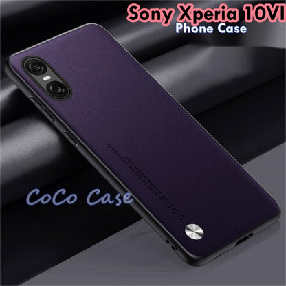 For Sony Xperia 10VI Cover Silicone Professional Full Case Classic Simple Solid Color Phone Case Cover sweatproof
