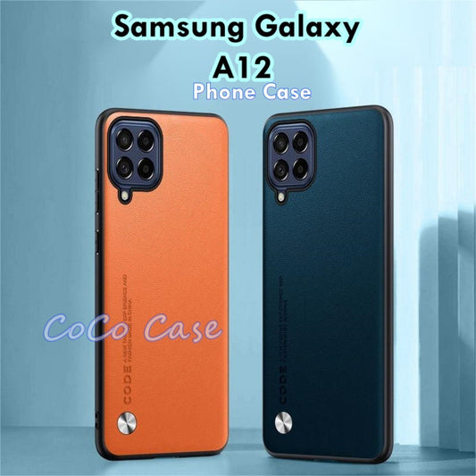For Samsung Galaxy A12 Cover Silicone Professional Full Case Classic Simple Solid Color Phone Case Cover sweatproof