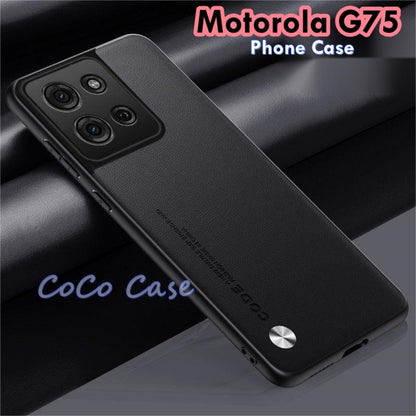 For Motorola G75 Cover Silicone Professional Full Case Classic Simple Solid Color Phone Case Cover sweatproof