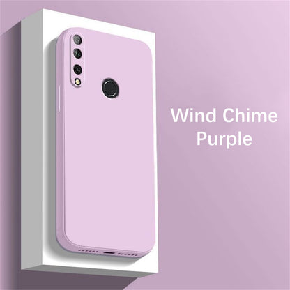 For Honor 10i Cover Drop and wear resistant Silicone Full Case Classic Simple Solid Color Phone Case Cover