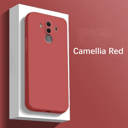 For Huawei Mate 10 Pro Cover Drop and wear resistant Silicone Full Case Classic Simple Solid Color Phone Case Cover