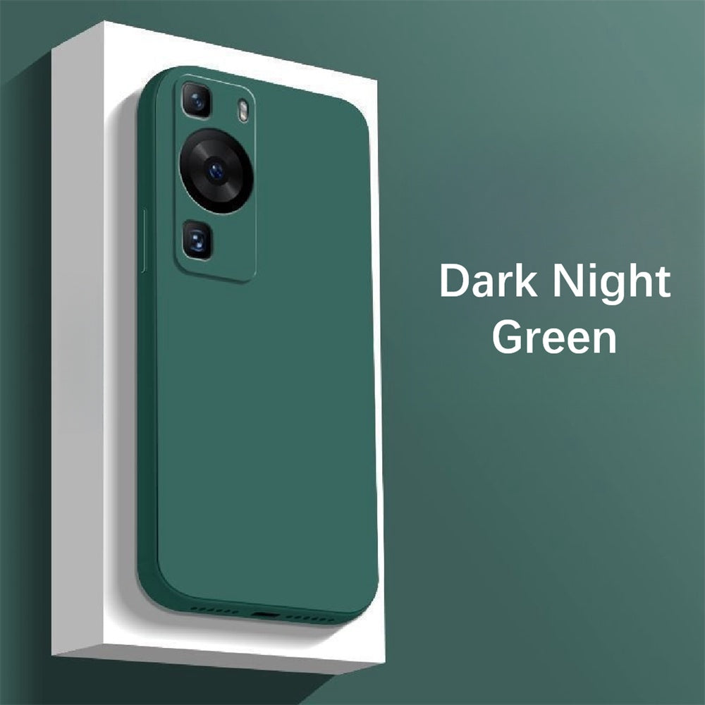 For Huawei P60 Pro Cover Drop and wear resistant Silicone Full Case Classic Simple Solid Color Phone Case Cover