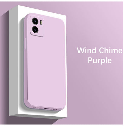 For VIVO Y32T Cover Drop and wear resistant Silicone Full Case Classic Simple Solid Color Phone Case Cover
