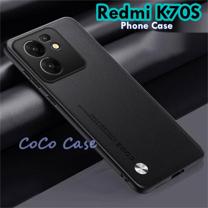 For Redmi K70S Cover Silicone Professional Full Case Classic Simple Solid Color Phone Case Cover sweatproof