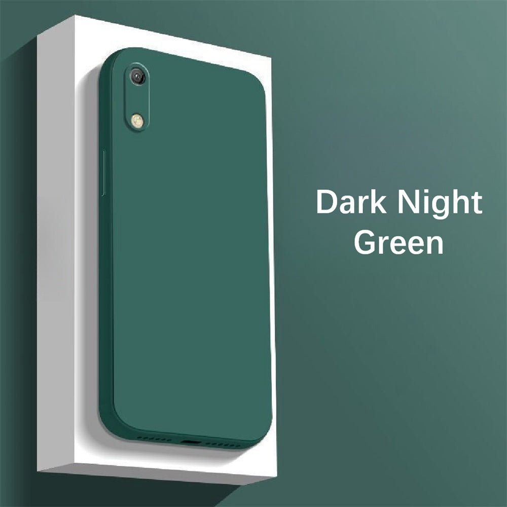 For Huawei Play 8A Cover Drop and wear resistant Silicone Full Case Classic Simple Solid Color Phone Case Cover