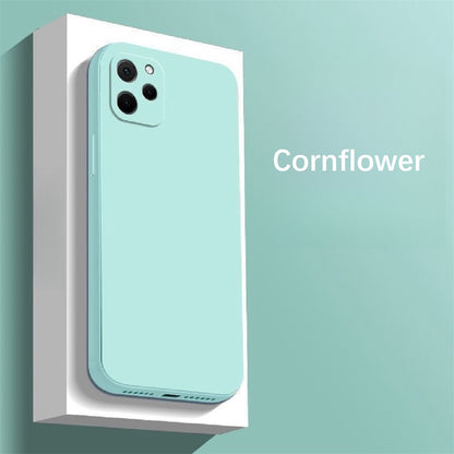 For Huawei Enjoy 50Z Cover Drop and wear resistant Silicone Full Case Classic Simple Solid Color Phone Case Cover