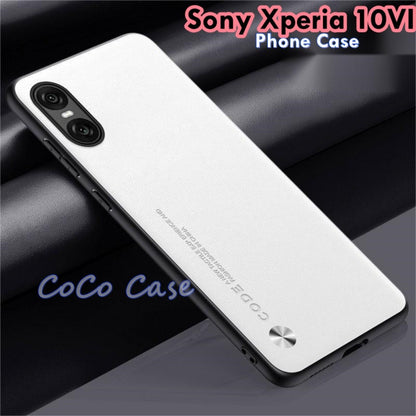 For Sony Xperia 10VI Cover Silicone Professional Full Case Classic Simple Solid Color Phone Case Cover sweatproof