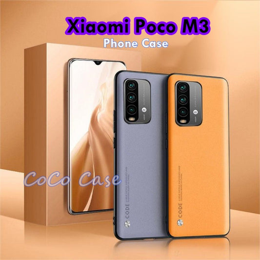 For Xiaomi Poco M3 Cover Silicone Professional Full Case Classic Simple Solid Color Phone Case Cover sweatproof