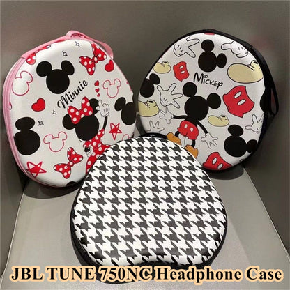 For JBL TUNE 750NC Headphone Case Cartoon Creative Patterns Headset Earpads Storage Bag Casing Box
