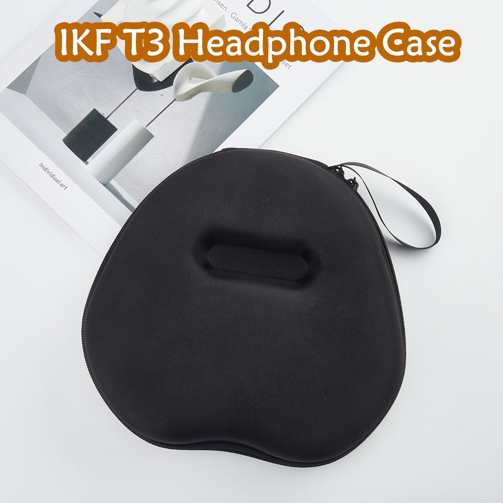 For IKF T3 Headphone Case Cartoon Creative Patterns Headset Earpads Storage Bag Casing Box